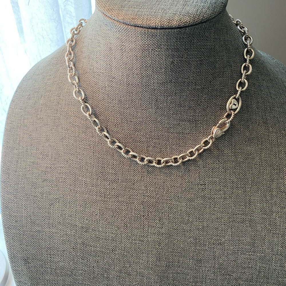 Judith Ripka textured necklace